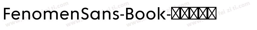 FenomenSans-Book字体转换