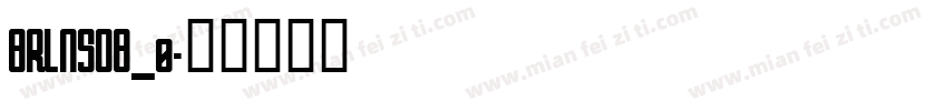 BRLNSDB_0字体转换