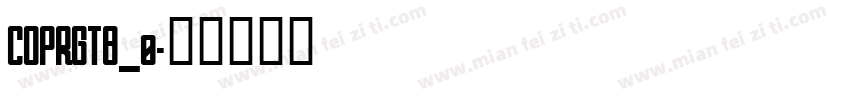 COPRGTB_0字体转换