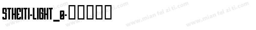 STHEITI-LIGHT_0字体转换