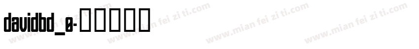 davidbd_0字体转换
