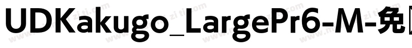 UDKakugo_LargePr6-M字体转换