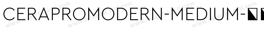 CERAPROMODERN-MEDIUM字体转换