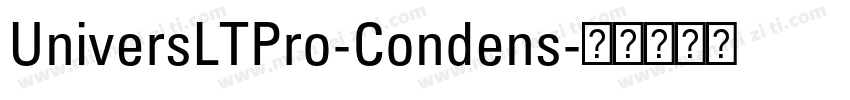 UniversLTPro-Condens字体转换