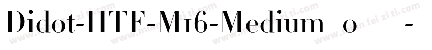 Didot-HTF-M16-Medium_0手机版字体转换
