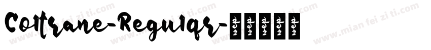 Co1trane-Regu1qr字体转换