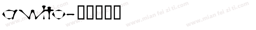 awlto字体转换