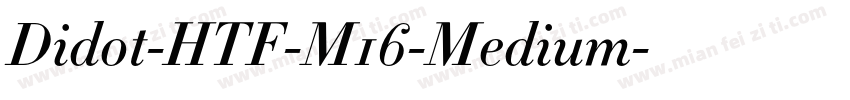 Didot-HTF-M16-Medium字体转换
