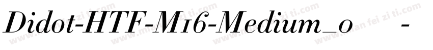 Didot-HTF-M16-Medium_0手机版字体转换