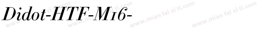 Didot-HTF-M16字体转换