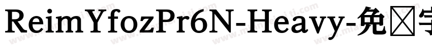 ReimYfozPr6N-Heavy字体转换