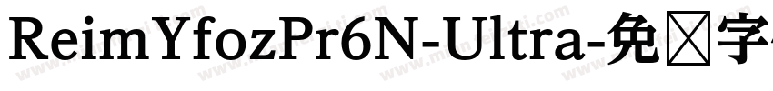 ReimYfozPr6N-Ultra字体转换