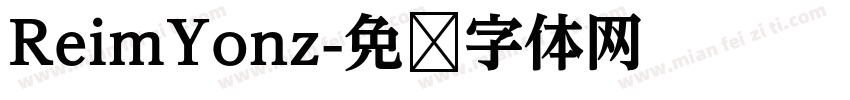 ReimYonz字体转换