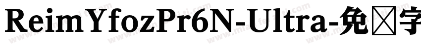 ReimYfozPr6N-Ultra字体转换