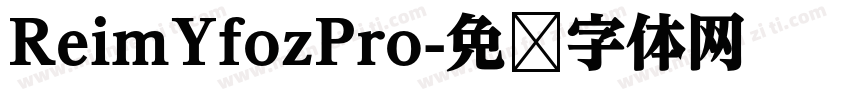 ReimYfozPro字体转换