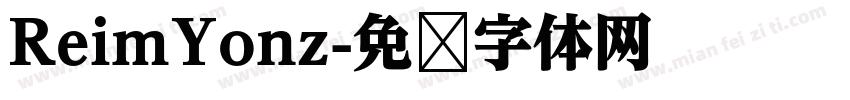 ReimYonz字体转换