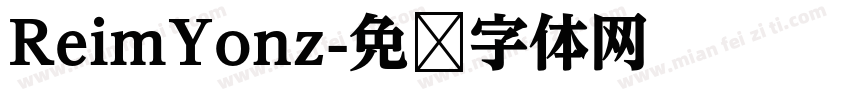 ReimYonz字体转换
