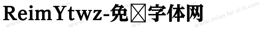 ReimYtwz字体转换