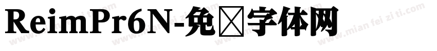 ReimPr6N字体转换