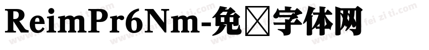 ReimPr6Nm字体转换