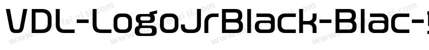 VDL-LogoJrBlack-Blac字体转换