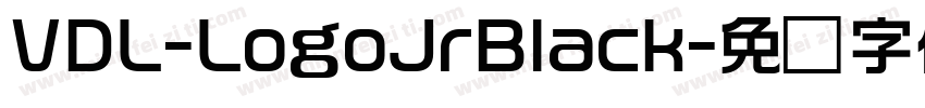 VDL-LogoJrBlack字体转换