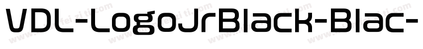 VDL-LogoJrBlack-Blac字体转换
