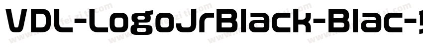 VDL-LogoJrBlack-Blac字体转换