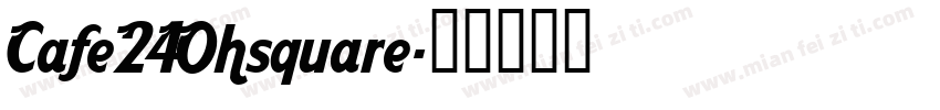 Cafe24Ohsquare字体转换