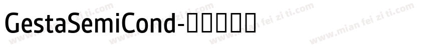 GestaSemiCond字体转换