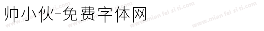帅小伙字体转换