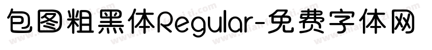 包图粗黑体Regular字体转换