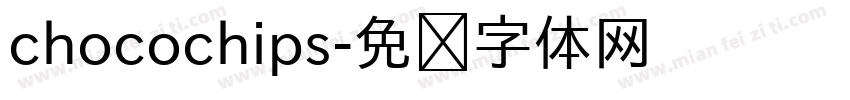 chocochips字体转换