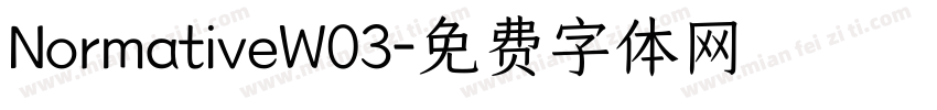 NormativeW03字体转换
