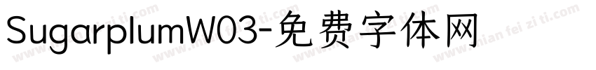 SugarplumW03字体转换