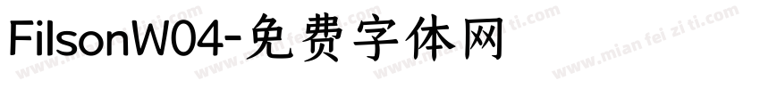 FilsonW04字体转换