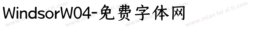 WindsorW04字体转换