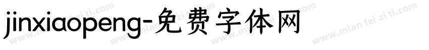 jinxiaopeng字体转换