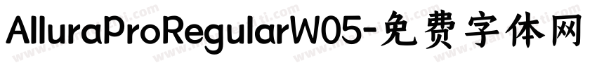 AlluraProRegularW05字体转换