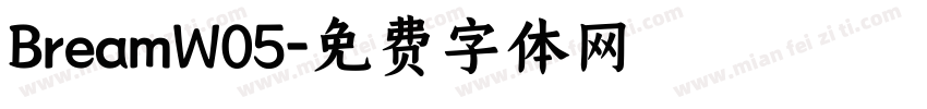 BreamW05字体转换