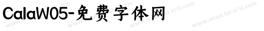 CalaW05字体转换