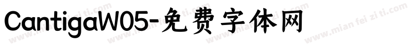 CantigaW05字体转换