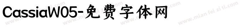 CassiaW05字体转换