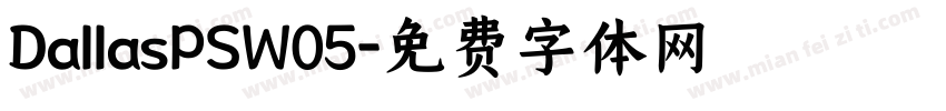 DallasPSW05字体转换