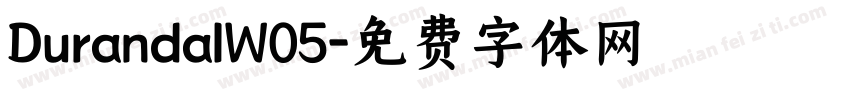 DurandalW05字体转换
