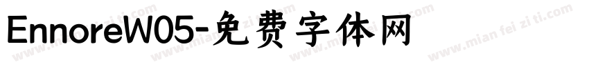 EnnoreW05字体转换