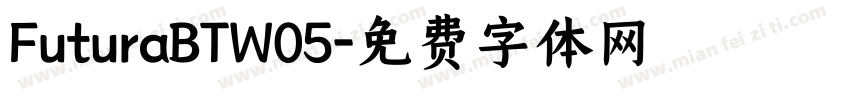 FuturaBTW05字体转换