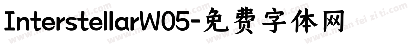 InterstellarW05字体转换
