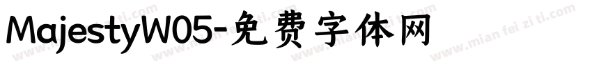 MajestyW05字体转换
