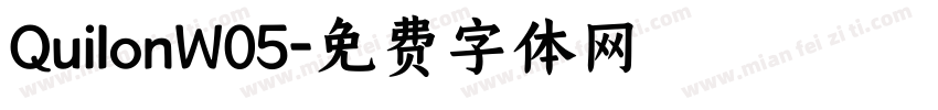 QuilonW05字体转换